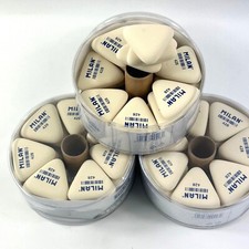Milan Erasers Rubber High Quality Soft White Pencil Eraser School Set of 4,8, 12