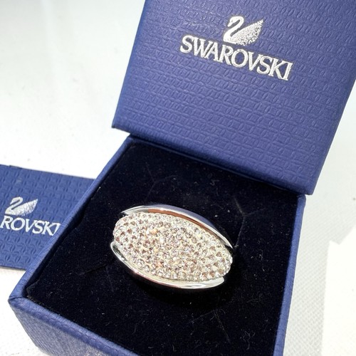 Swarovski cycle ring - cycle, white