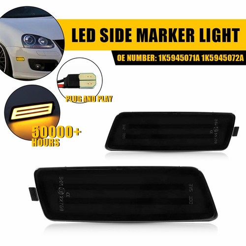 Smoked amber led side marker - smoked,
