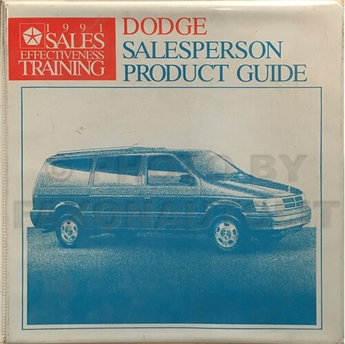 1991 dodge salesperson guide - 1991,