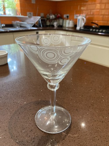 Large vintage clear cocktail - vintage,