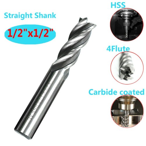 Flute end mill spiral - 4-flute,