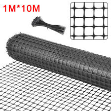 Heavy Duty Mesh Barrier Fencing Plastic Safety Garden Plant Netting Fence 1M*10M