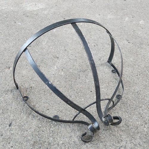 Vintage wide black iron - wide,
