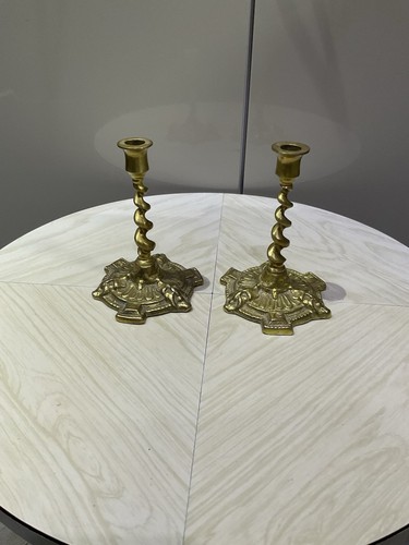 Candlestick holders pair - pair, solid