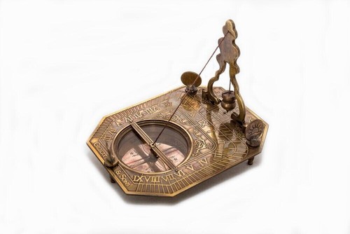 Vintage brass sundial gilbert - vintage,