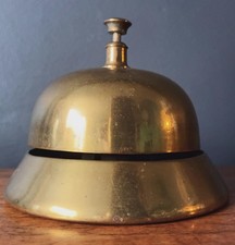 Vintage brass counter top shop - brass,