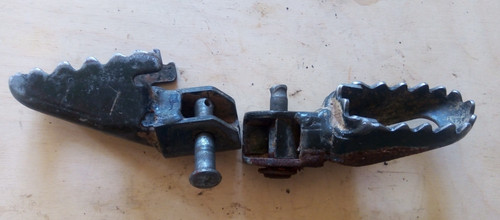 Yamaha xt600 tenere footpegs - yamaha,