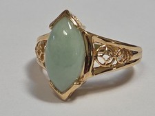 14k Yellow Gold Marquise Shape