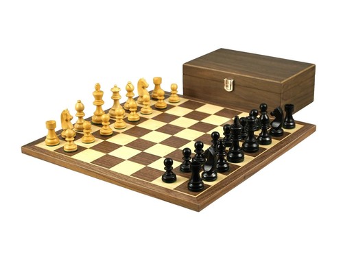 Walnut chess set - chess, with