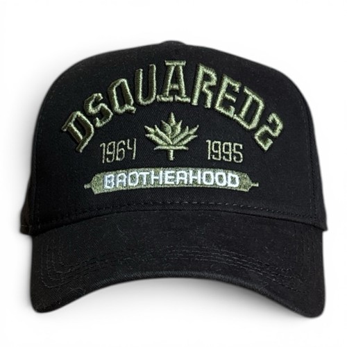 Dsquared2 black baseball cap - black,