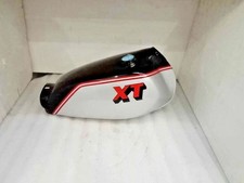 Yamaha XT 250 3Y3 4Y1 Black & Silver Painted Steel Tank 1980-1990