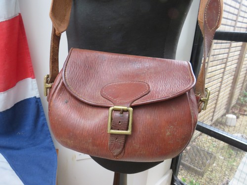 Vintage leather cartridge bag - vintage,