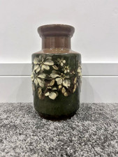 Vintage Floral Pottery Vase