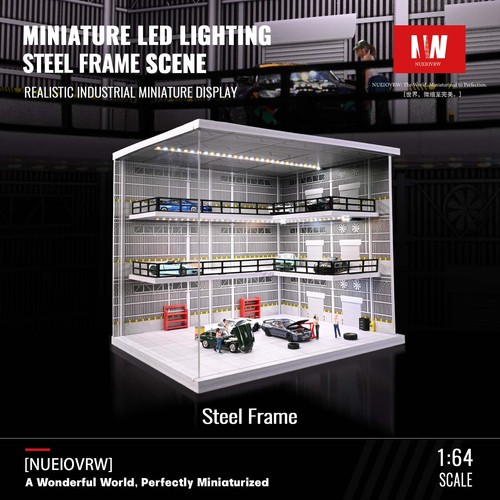 Diorama diecast garage - 1/64,