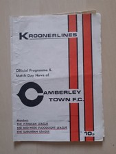 Camberley Town v Hemel Hempstead,  Isthmian League, 1977/8