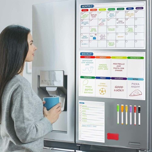Magnetic fridge calendar - magnetic,