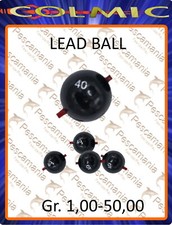 sfere Colmic LEAD BALL  - piombo calibrato con gommino interno