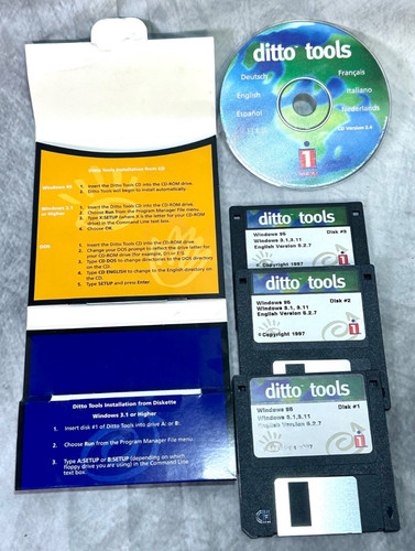 Vtg iomega ditto tools - vtg,