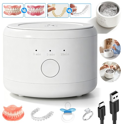 Quiet denture cleaning - denture,