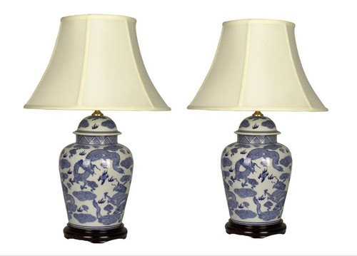Pair oriental chinese table - chinese,