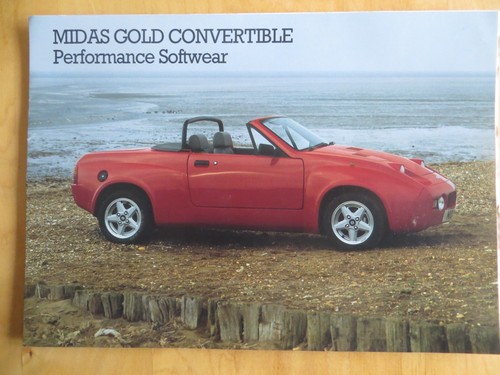 Midas gold convertible kit car - convertible,