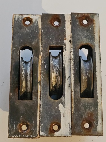 Antique reclaimed brass sash - antique,
