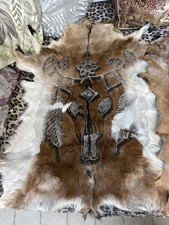 Hand Carved Bulls Skull Goat