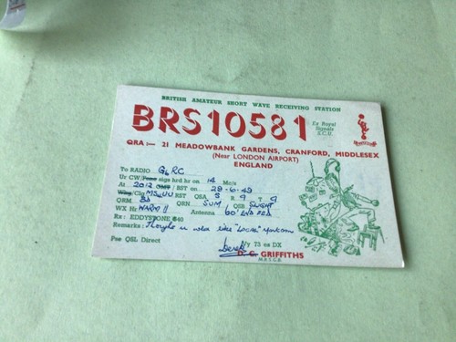 Vintage qsl radio - vintage,