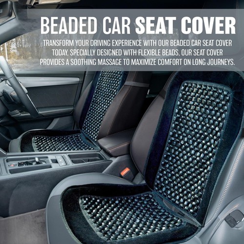 Beaded car seat cover - beaded,