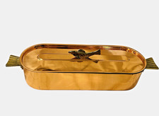 Copper and Brass Fish Poacher