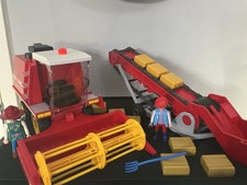 Playmobil 3929 Combine Harvester, Country Farm Haystack Conveyor Belt 6132.