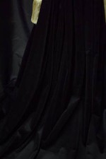 BLACK STAGE CURTAIN  VELVET