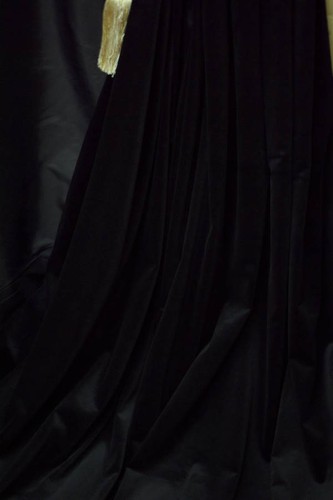 Black stage cotton velvet - stage,