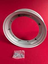 VESPA 125 150 & 200 PX T5 LML PK 350X10 FA ITALIA SILVER WHEEL RIM "one wheel "