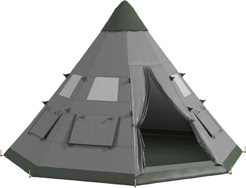 Person tipi tent waterproof - 6,