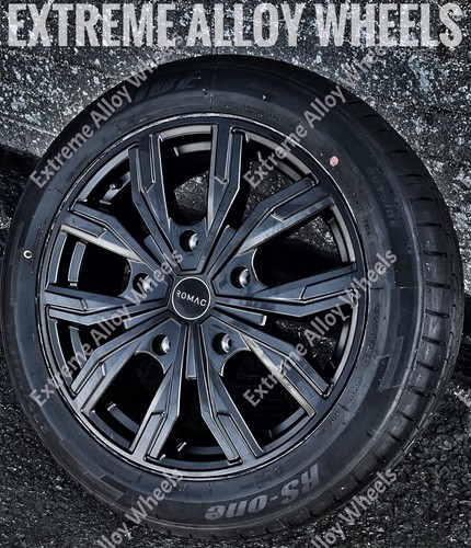 Black torque alloy wheels - black,