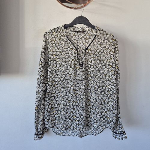 Zara basic floral blouse size - basic,
