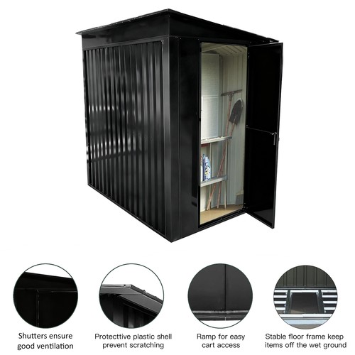 Metal shed 6x4ft outdoor - shed,