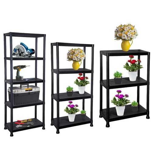 Tier plastic shelf home - plastic,