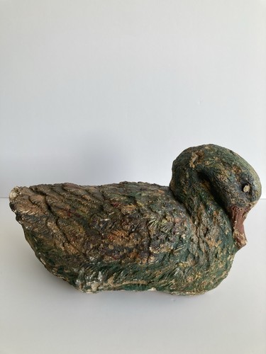 Beautiful vintage stone duck - vintage,