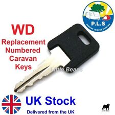 WD Caravan Motorhome Door Lock Key Replacement Precut All Numbers Available