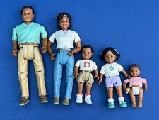 Fisher Price Loving Family Dolls House Dad, Mum, Girl, Boy, Baby Set 5