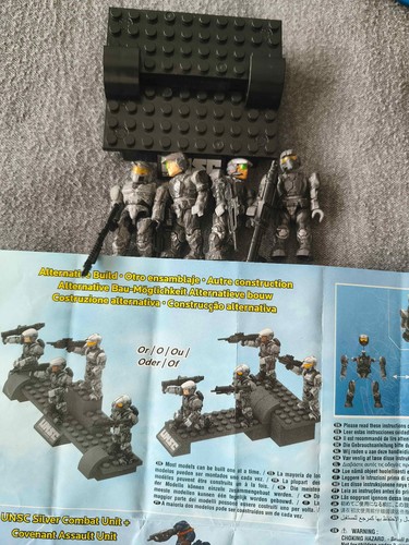 Halo mega bloks unsc - bloks, silver