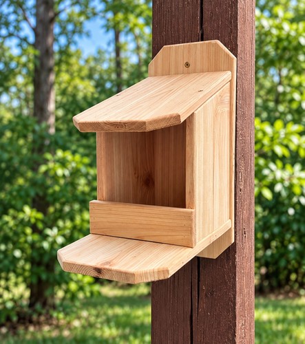 Cedar dove nesting - box, bird