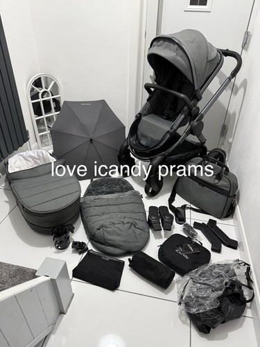 Icandy peach dark grey twill - 6,