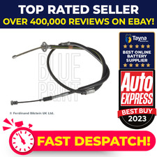 Handbrake Cable fits TOYOTA STARLET EP91 1.3 Rear Right 96 to 99 4E-FE Quality