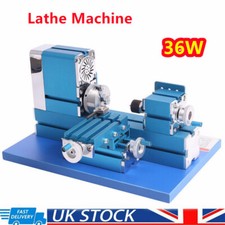 Motorized Mini Metal Lathe Milling Machine DIY Tool Woodwork Lathe Machine 36W