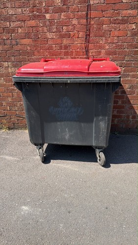 1100 litre wheelie bin plastic
