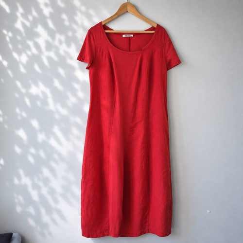 Crea concept red linen dress - concept,